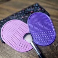 Luvas de limpeza de pincéis 3D